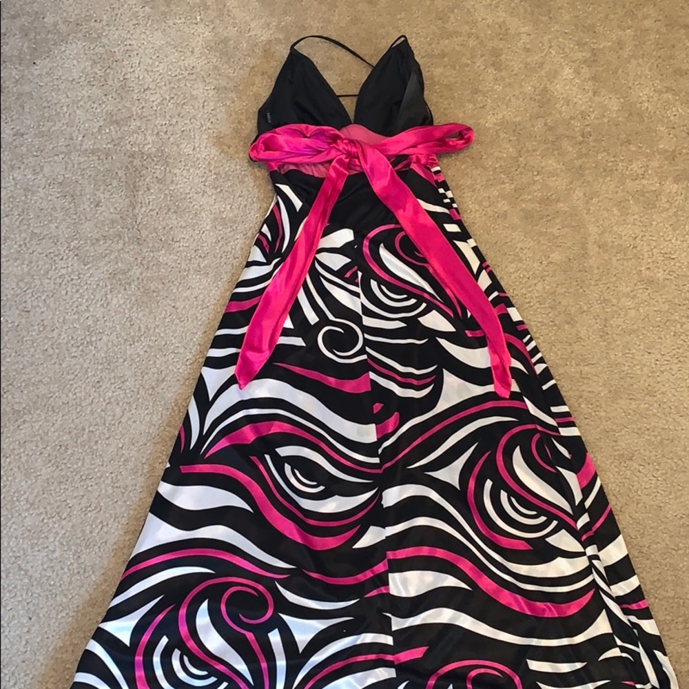 Patterned prom dress - Picture 3 of 3